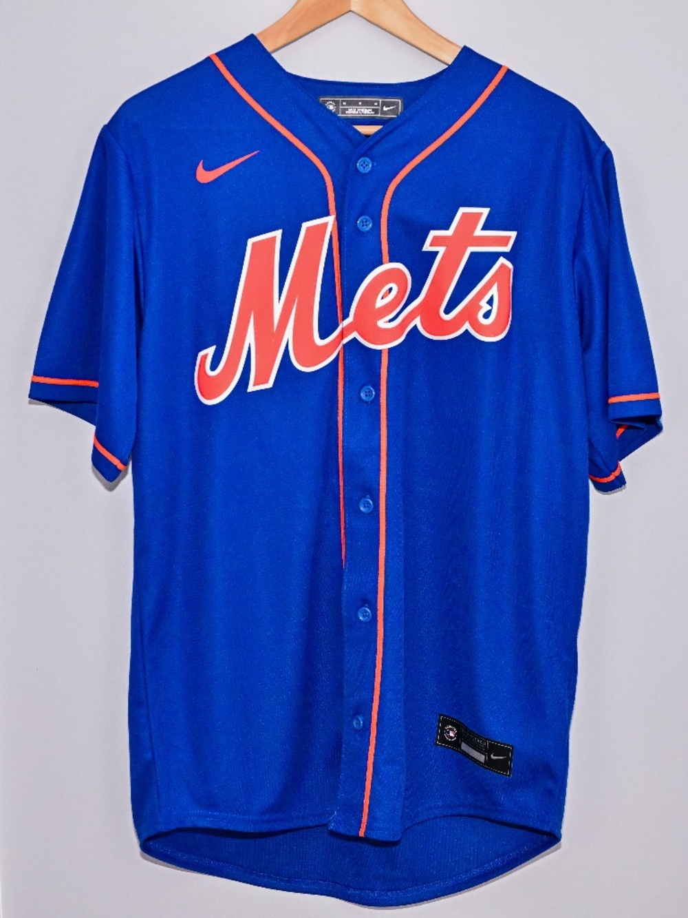 NWT Men's Nike New York Mets Alternate Jersey Darryl Strawberry #18 Size Medium